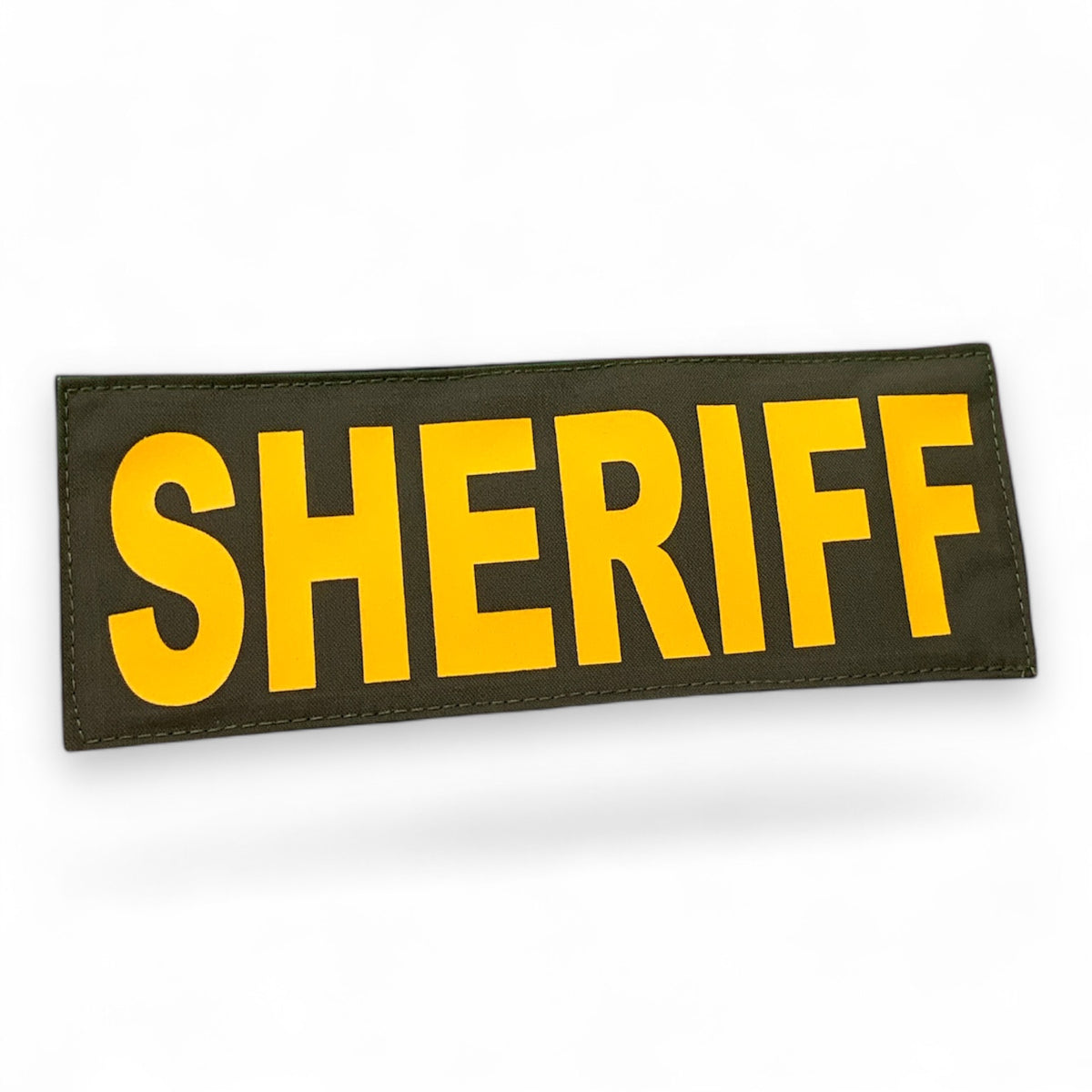 11X4 PATCH RANGER GREEN with GOLD-SHERIFF – BDS Tactical Gear