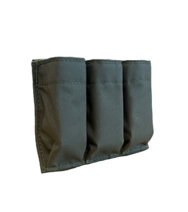 Slick Triple Pistol Mag Pouch With Kydex