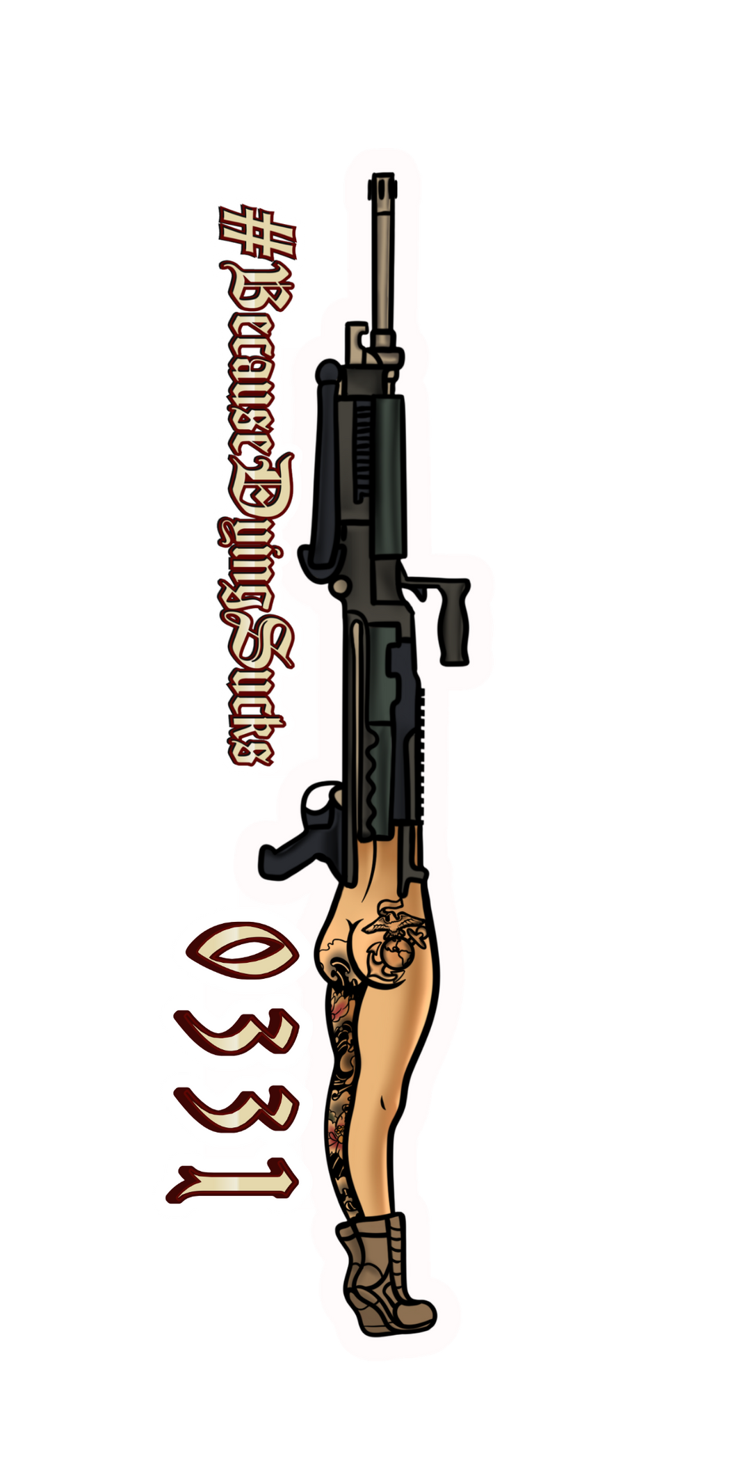 0331 Butt Stock Sticker – BDS Tactical Gear