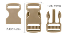 Load image into Gallery viewer, 1" Mojave Side Squeeze Buckle set X2