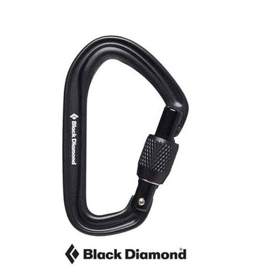 Black Diamond Hotforge Screwgate Carabiner Black