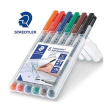 Load image into Gallery viewer, Lumocolor Non Permanent Medium 6 pack Assorted Colors