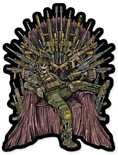 Phaseline Co. The Throne Sticker