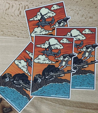 Direct Action Apparel Slickster Sticker