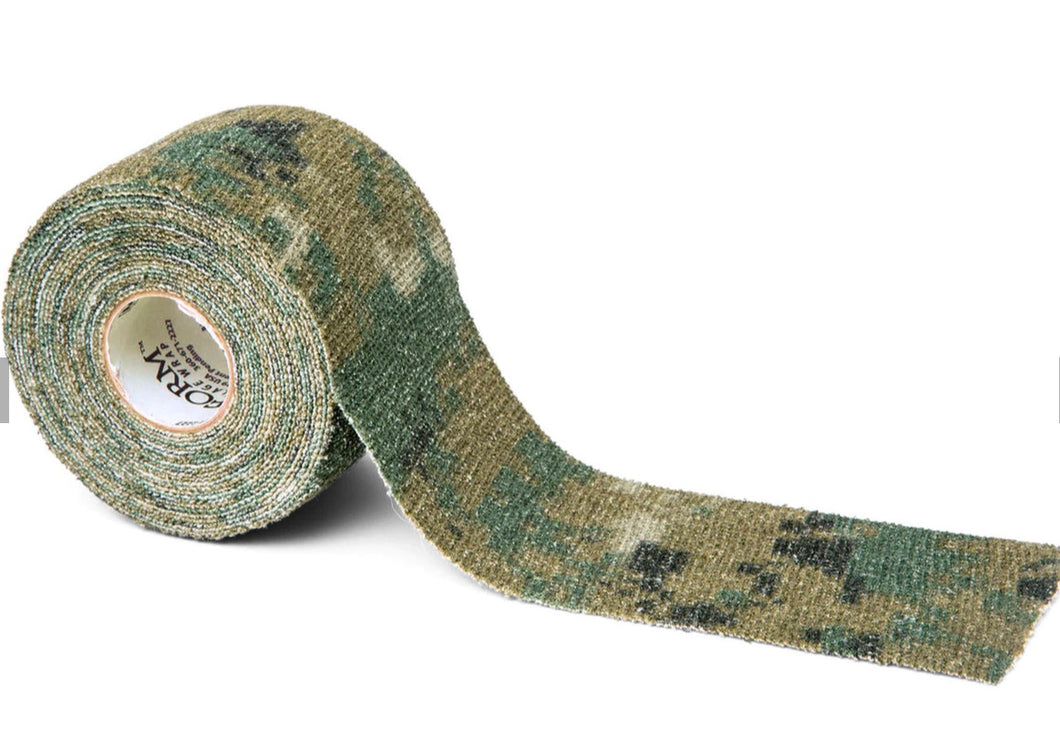 Camo Form Fabric Wrap Woodland Digital