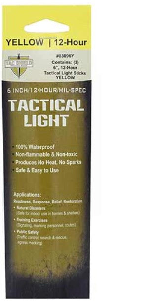 Yellow Tactical 12 Hour Light Stick