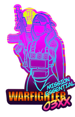 Mission Essential Gear Retro Warfighter Sticker