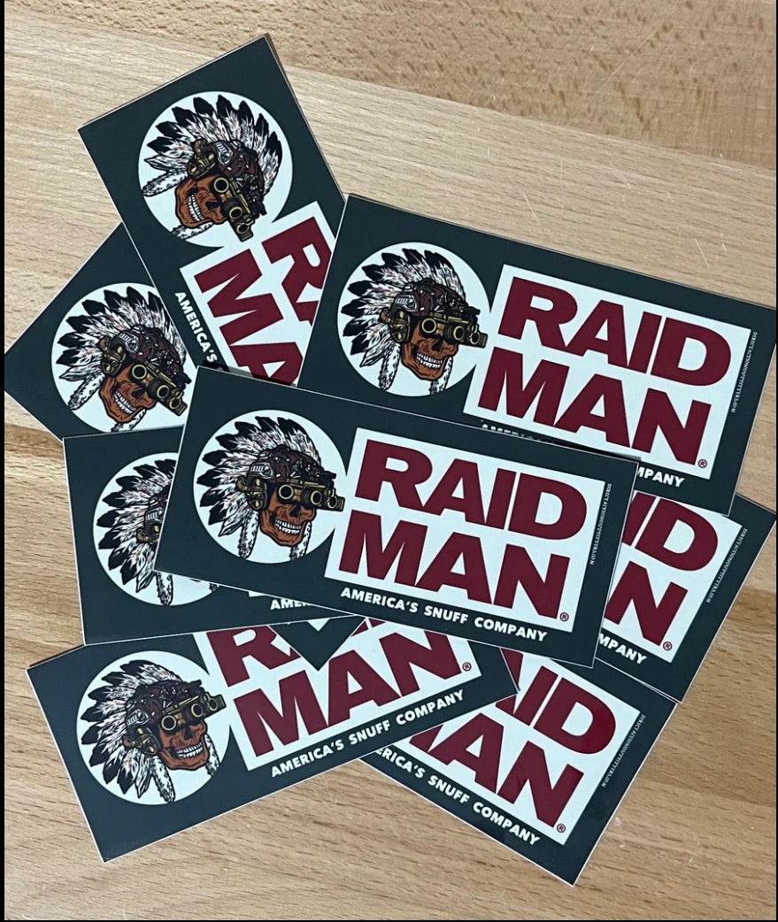 Direct Action Apparel Raid Man Sticker